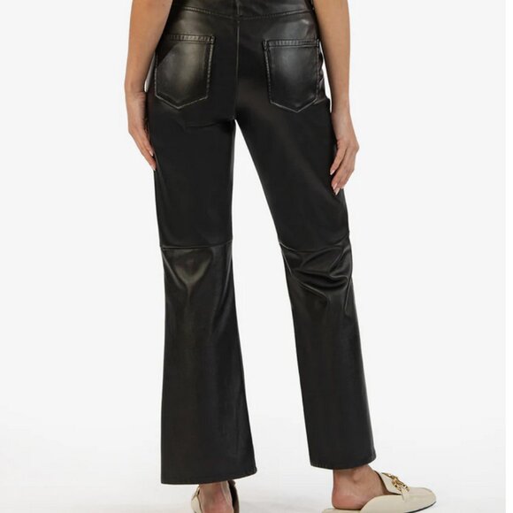 Ellery Faux Leather Ankle Flare - KUT from the Kloth - Picture 2 of 2